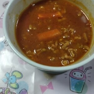 作り置きに！トマトジュースで健康カレー